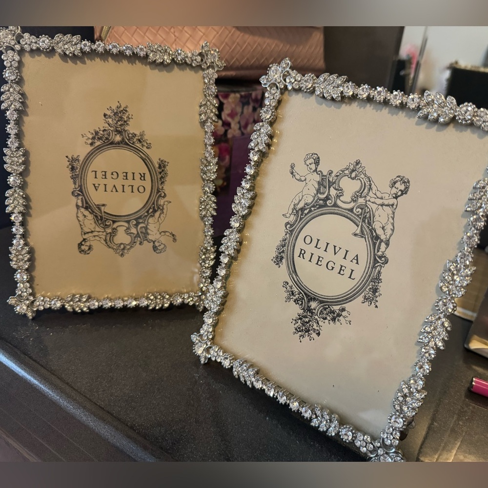 Olivia Riegel Crystal picture frame set of 2